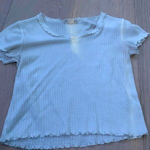 CUTE WHITE SHIRT V NECK KIDS GIRLS CUTE